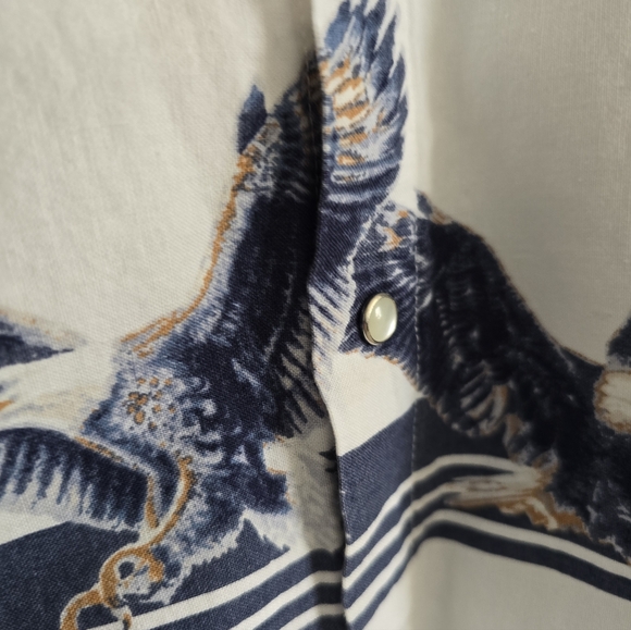 Vintage Roper 90s long sleeve pearl snap Shirt XL - Picture 3 of 8